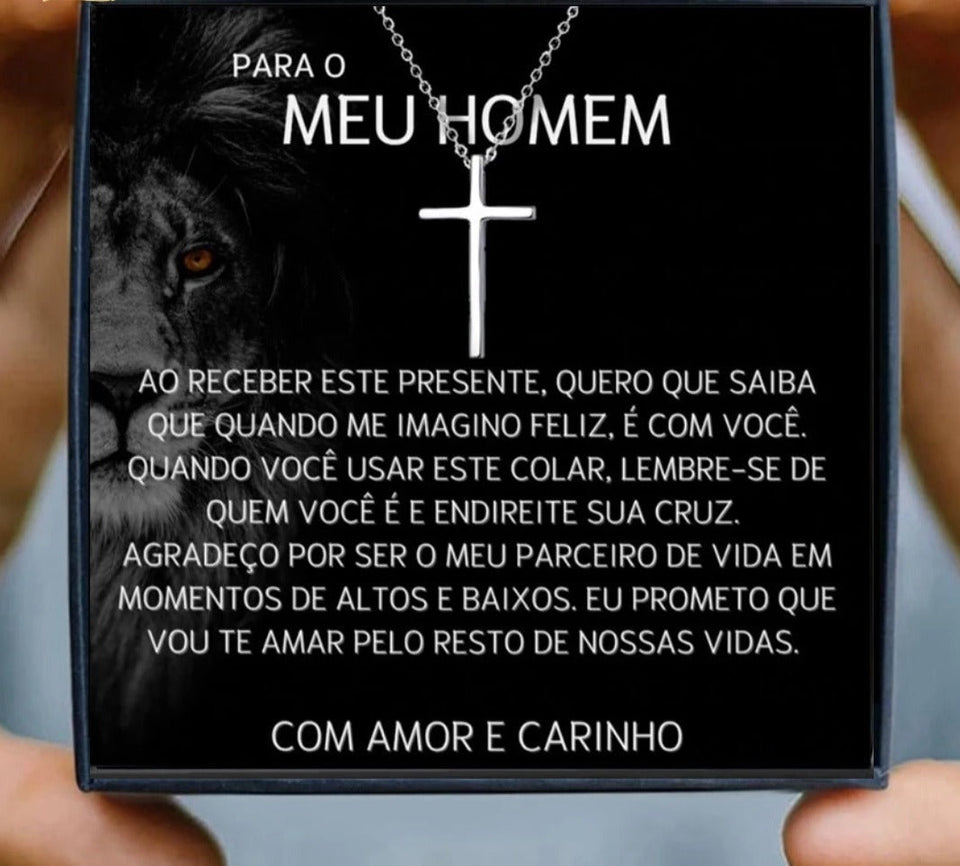 Colar  - Dia Dos Pais + Aço Inox  Oferta especial 50% off + Frete Grátis somente hoje!