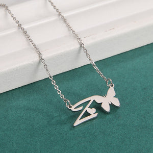 Colar Personalizado | Borboleta da Vida - Aço Inoxidável - Folheado a Ouro - Corte a Laser.