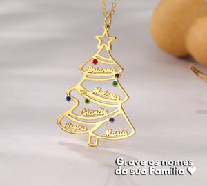 Colar Personalizado Árvore de Natal - Promoção Antecipada Natal 2023
