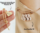 Pulseira Minhas Razões - Personalizável - Gravação a Laser